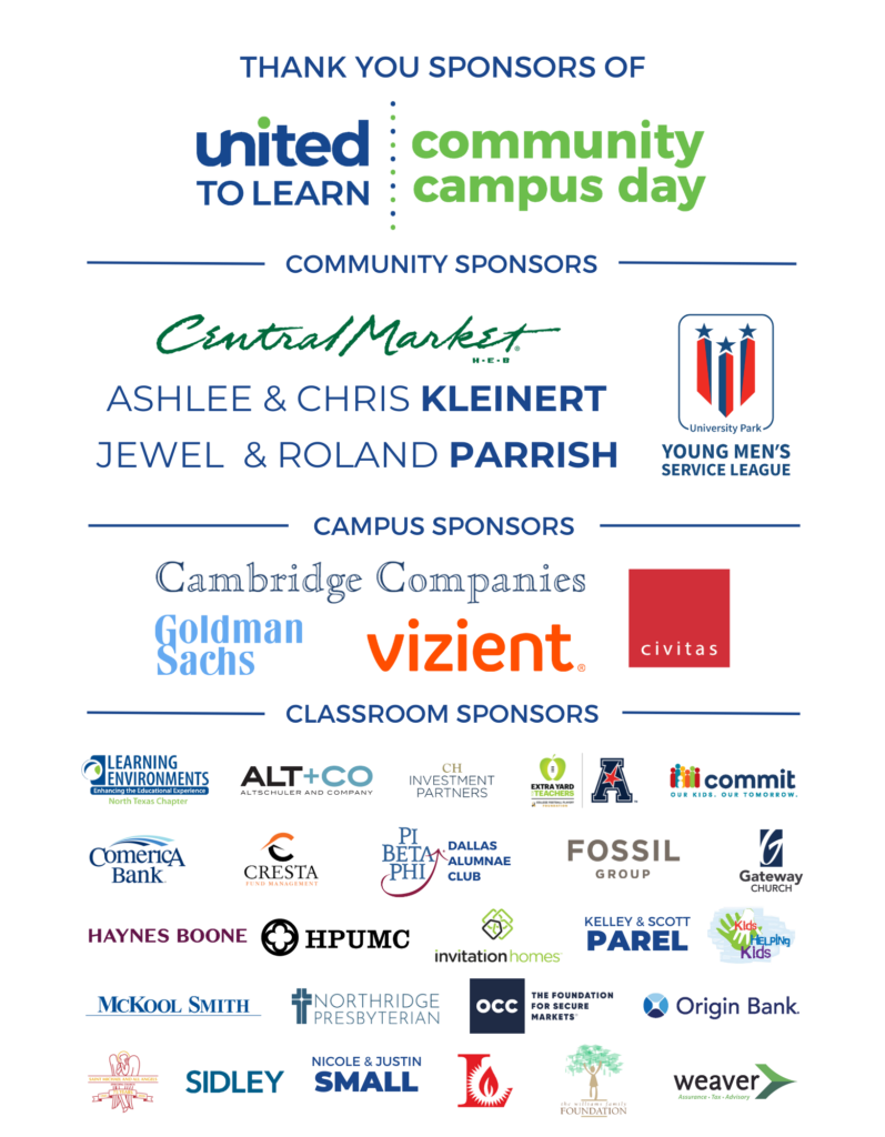 List of U2L's generous 2024 partners